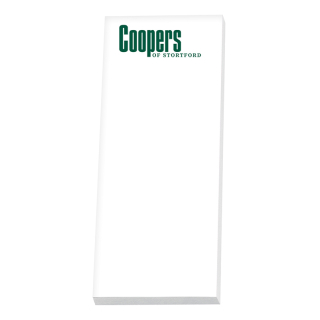 3x8 Inch Sticky Notepads - 50 Sheets