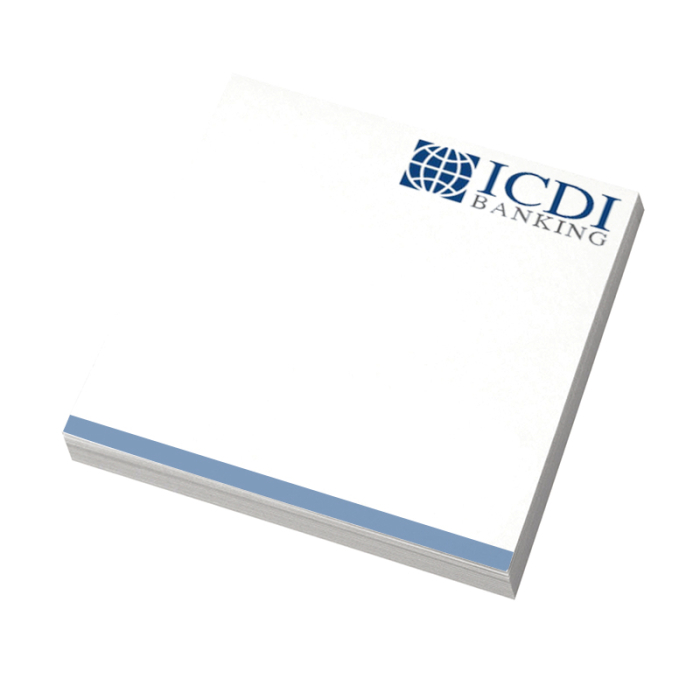 4x4 Inch Imprinted Sticky Notepads-25 Sheets