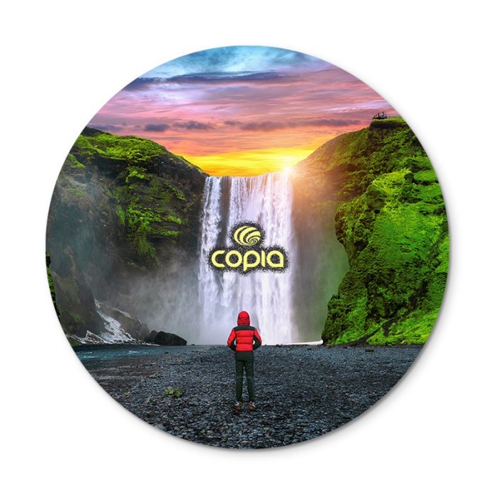 Custom 8 Inch Round Fabric Surface Mouse Pads