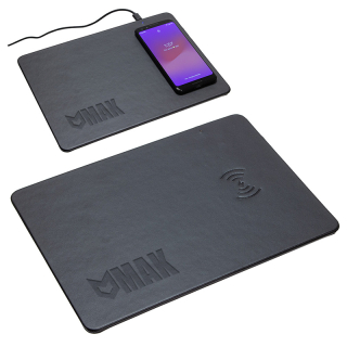 Printed Avalon II Mouse Pads with 15W Wireless Chargers