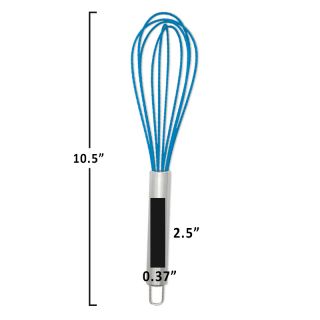 Silicone Kitchen Whisks with Stainless Steel Handle