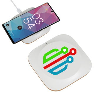 ized Trident 15W Wireless Chargers Made with FSC® Cork...
