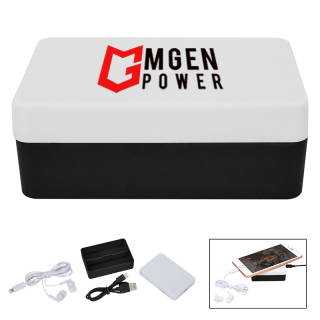 3 in 1 Stowaway Wireless Charging Kit with Earbuds