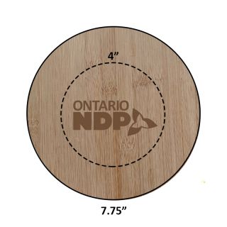 Printed Round Bamboo Cutting Boards