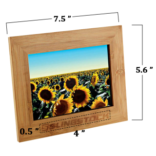 4x6 Inches Bamboo Photo Frames