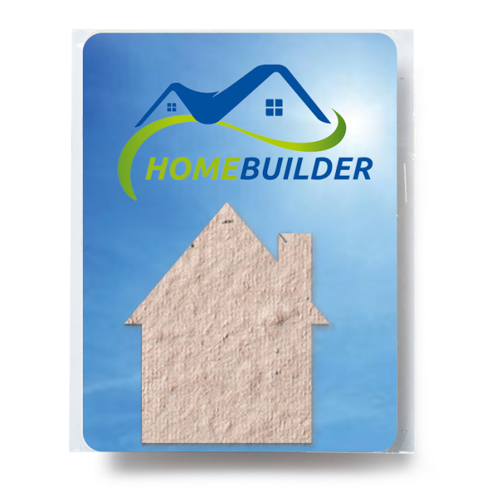 Custom Bloomin House Shaped Plantable Gift Packs