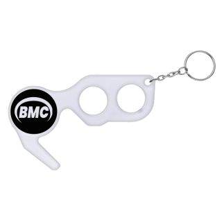 Printed PPE No Touch Door Opener Closer with Key Chain
