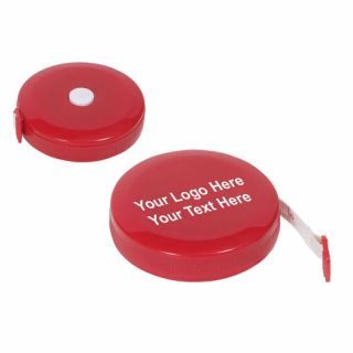 Printed Round Tape Measures - 3 Colors