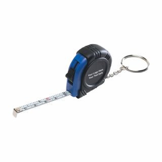 ized Rubber Tape Measure Key Tag With Laminated Label
