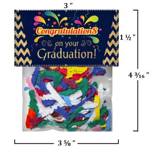 ized Flower Seeded Multicolor Paper Confetti Packets