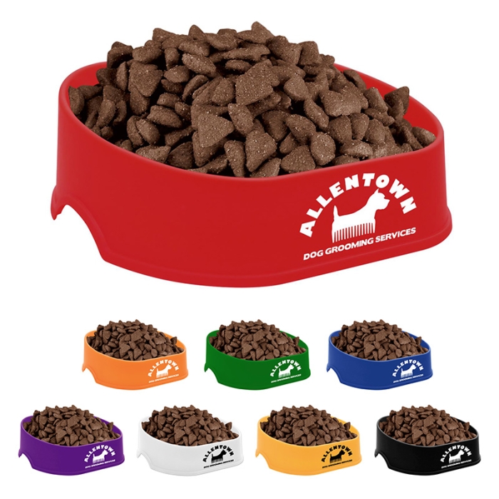 8 Inch Custom Printed Happy Dog Pet Bowls