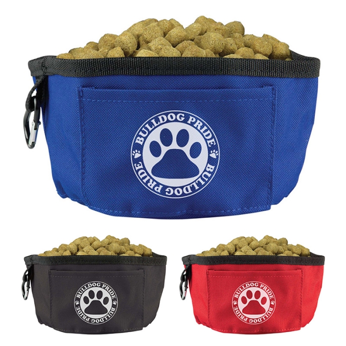Custom Imprinted Folding Dog Bowls