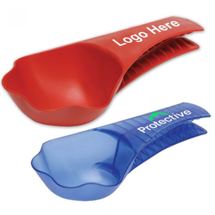 Custom Imprinted Pet Food Scoop and Clips