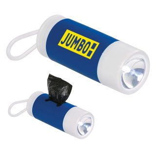 Printed Dog Bag Dispenser With Flashlight