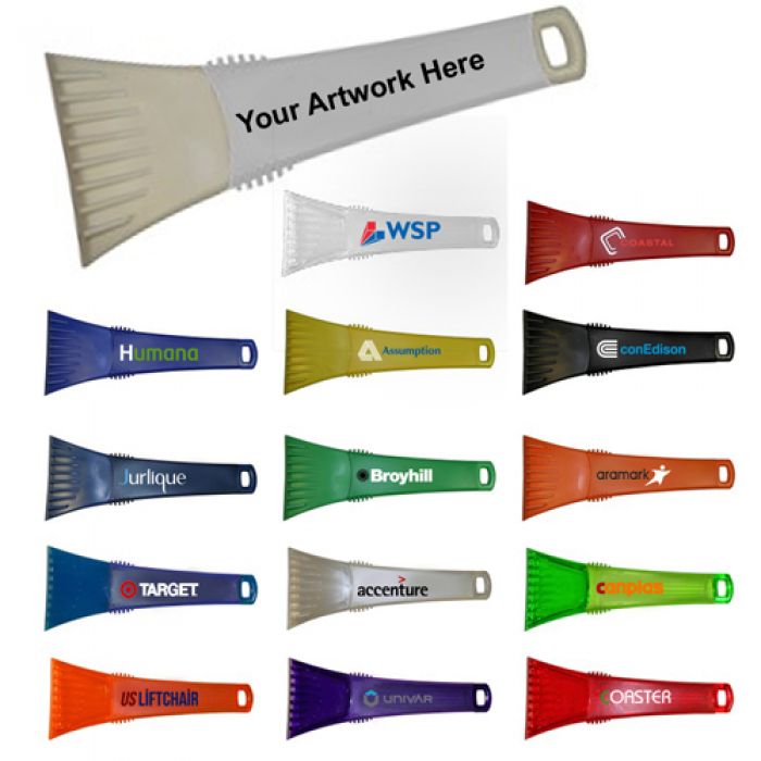 10 Inch Personalized Ice Scraper with 15 Colors