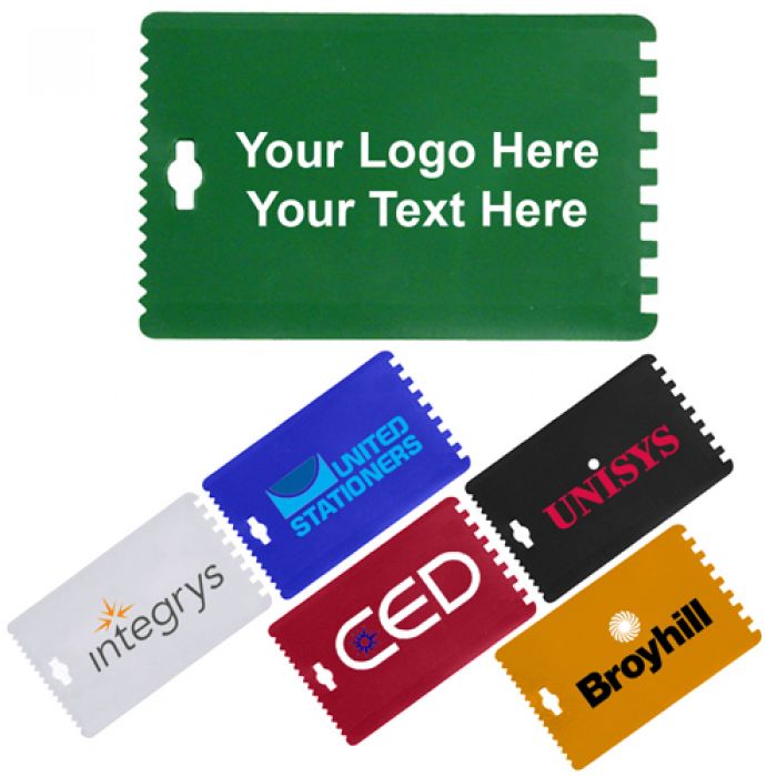 Logo Imprinted Credit Card Shaped Ice Scrapers