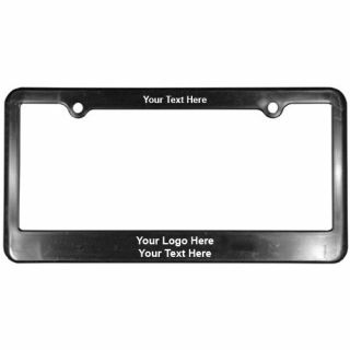 Full Color License Plate Frames with Straight 2 Holes