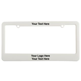 License Plate Frame With Straight 4 Holes
