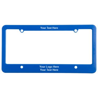 License Plate Frame With Straight 4 Holes