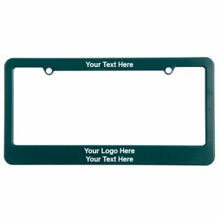 ized License Plate Frame With Straight 2 Holes