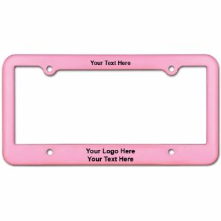 License Plate Frames with Straight 4 Holes