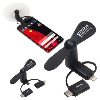 Printed 3-in-1 Mini Phone Fans