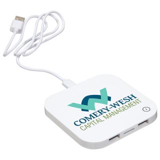 ized Power Deck Wireless Chargers with Dual USB Ports