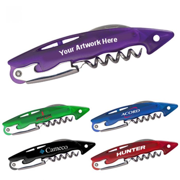 Customized Sonoma Wine Openers - 6 Colors