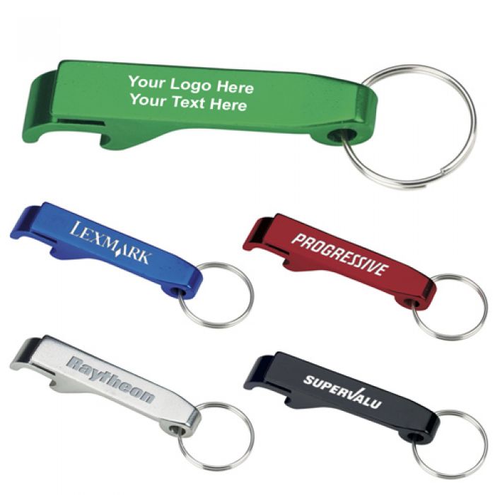 Logo Imprinted Good Value Aluminum Bottle Openers