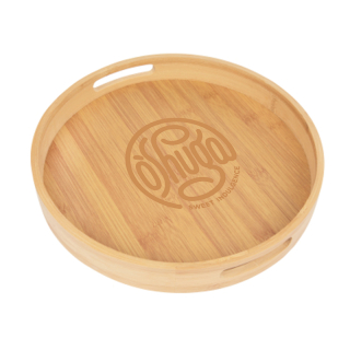 Bamboo Serving Trays with Handles