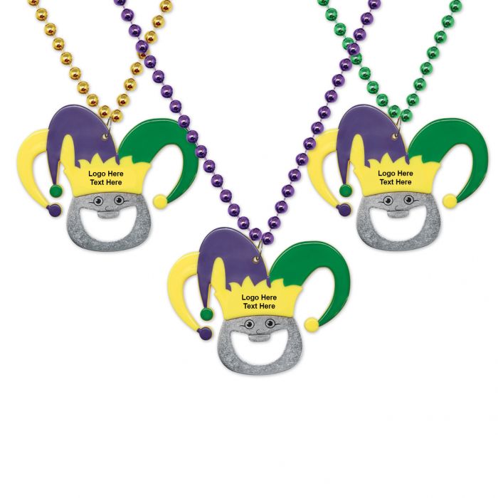 Promotional Jester Bottle Opener Beads