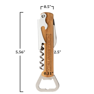 Malbec Multi-Function Bamboo Bar Tools