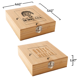 4-Piece Bamboo Wine Tool Sets