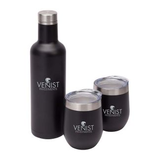 Bliss Wine Bottle with 2 Tumbler Gift Sets
