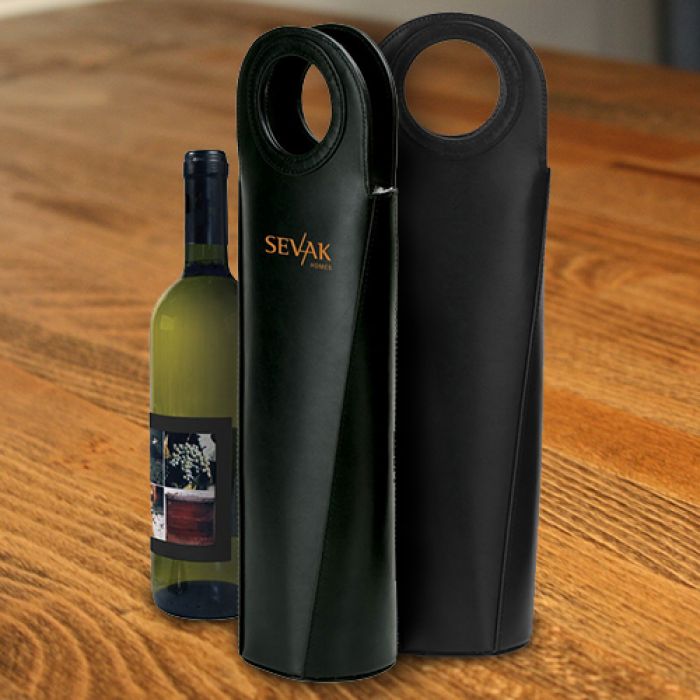 Promotional Gioia I Single Bottle Wine Carriers