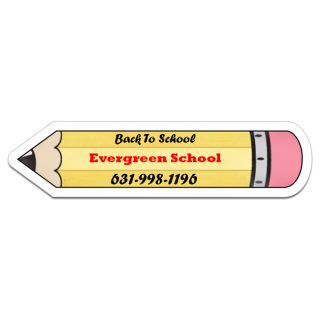 4x1 Printed Pencil Shape Magnets 20 Mil