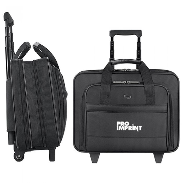 Promotional Solo® Carnegie Rolling Laptop Cases
