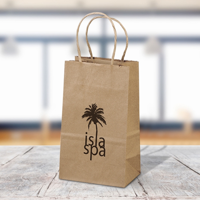 Custom Eco Shopper-Pup Paper Bags