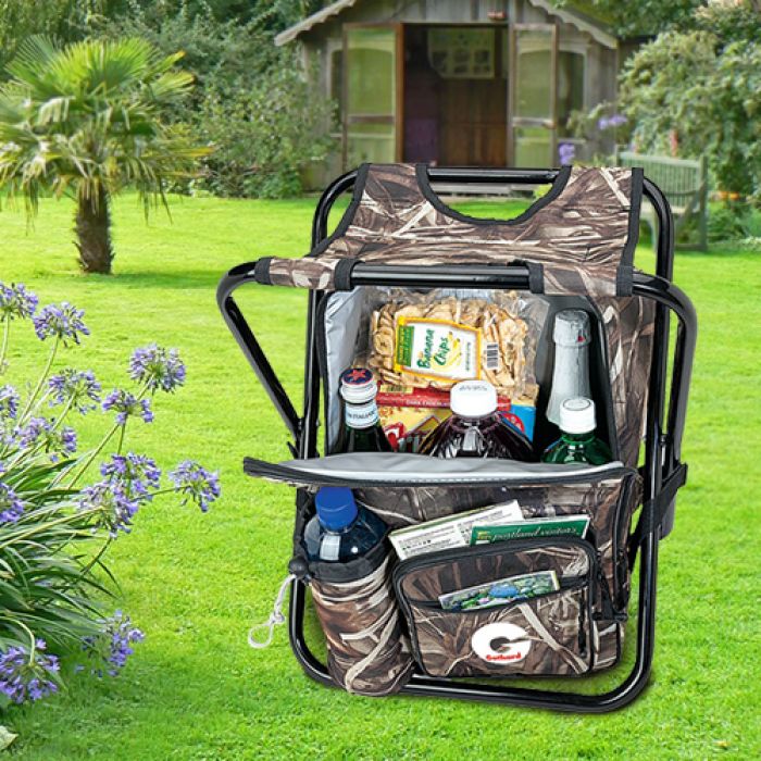 Custom Printed Greenwood 24-Can Camo Cooler Chairs