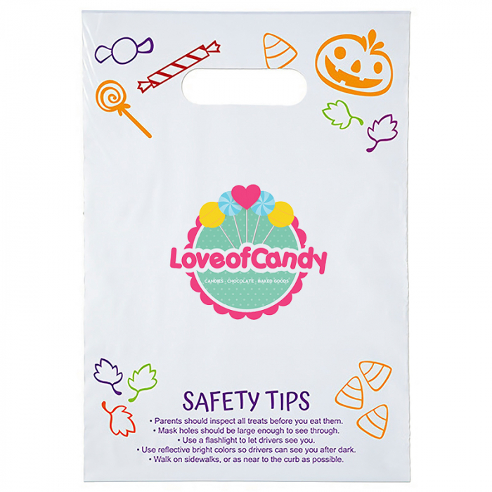 Custom Printed Recyclable Halloween Candy Bags