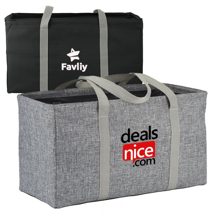 Custom Printed Chevron Oversized Carry-All Tote Bags