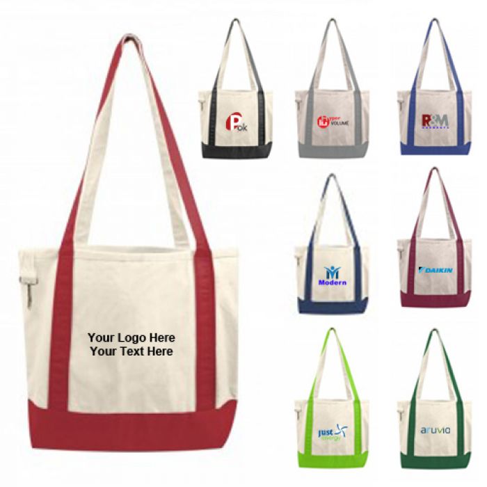 Promotional Small Accent Boat Tote Bags