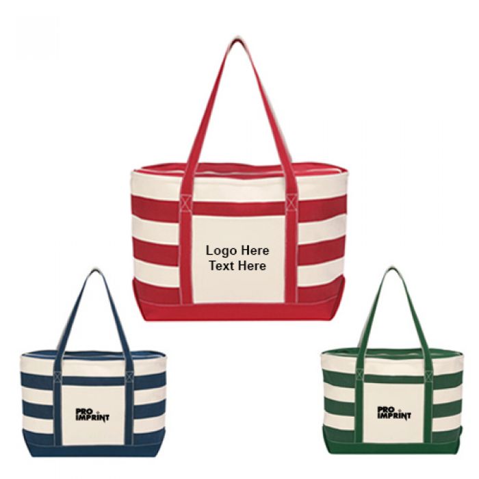 Custom Cotton Canvas Nautical Tote Bags