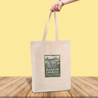 Logo 12 Oz Natural Cotton Tote Bags