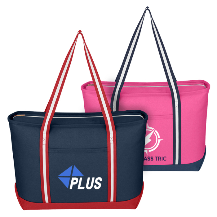 Promotional Logo Large Cotton Canvas Admiral Tote Bags