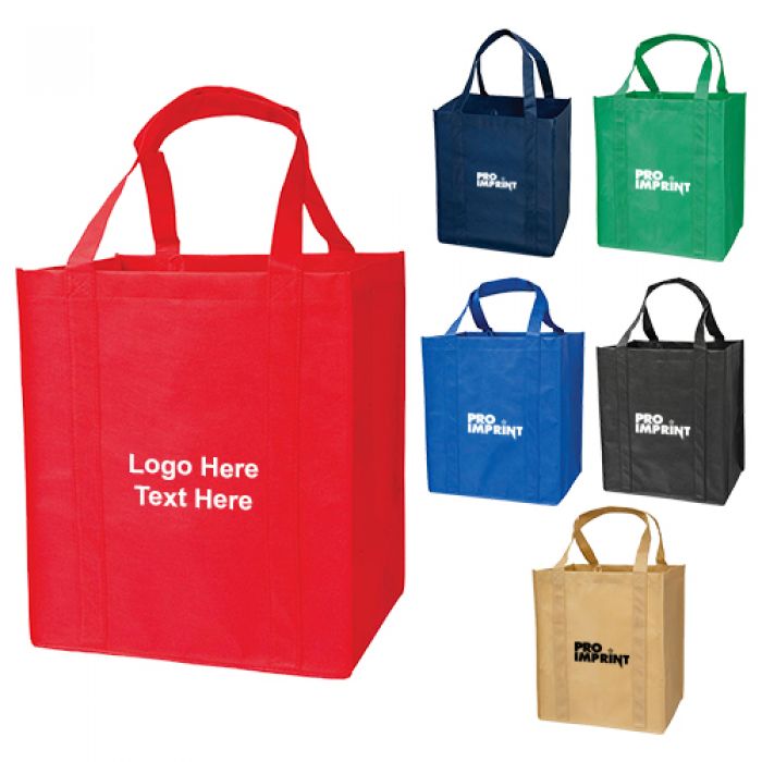 Custom Printed Large Grocery Tote Bags