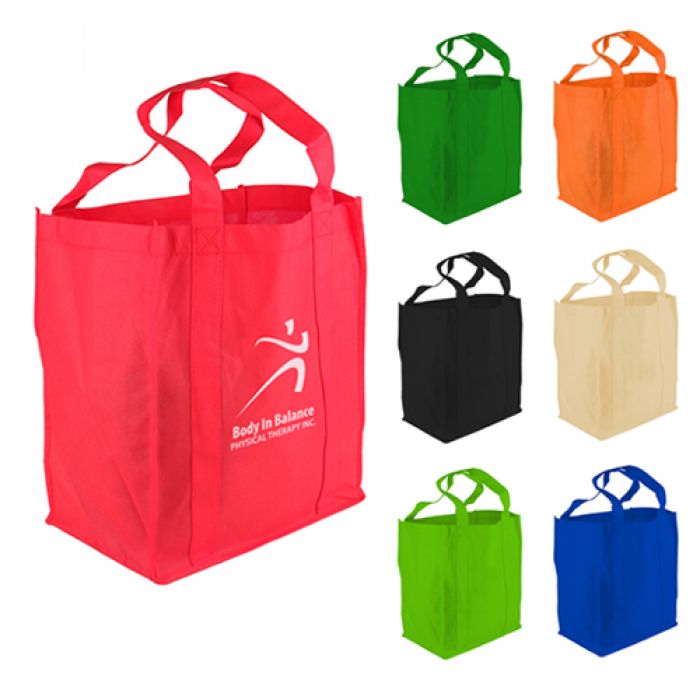 Custom Printed Super Saver Grocery Tote Bags