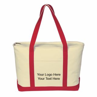 Large Heavy Cotton Canvas Boat Tote Bags