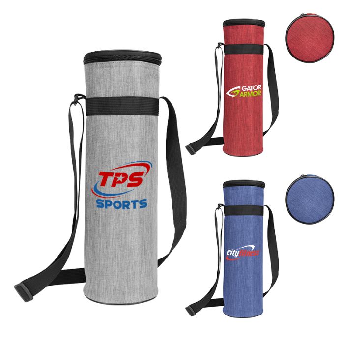 Promotional RPET Heathered Wine Cooler Tote Bags