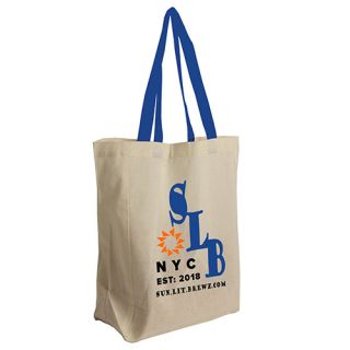 Printed Brunch Cotton Grocery Tote Bags